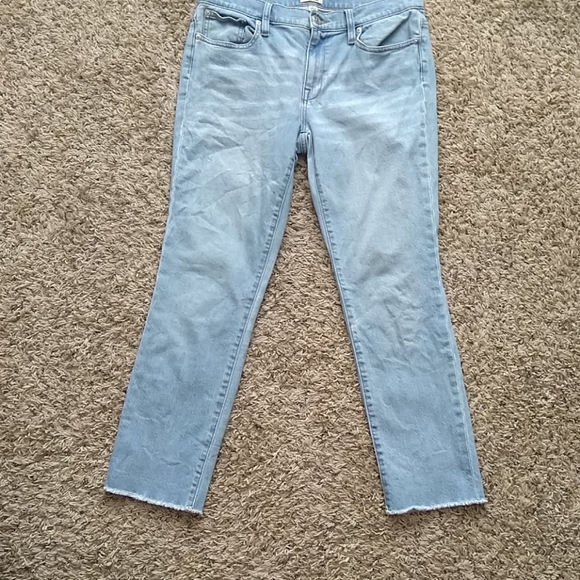 j crew skim broken in boyfriend jeans h0914 - Picture 3 of 10